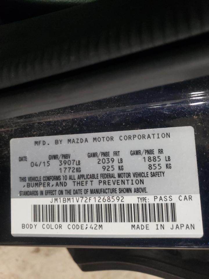 Photo 10 from auction – 2015 MAZDA 3 TOURING with VIN JM1BM1V72F1268592