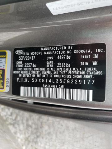 Photo 10 from auction – 2018 KIA OPTIMA LX with VIN 5XXGT4L35JG229177
