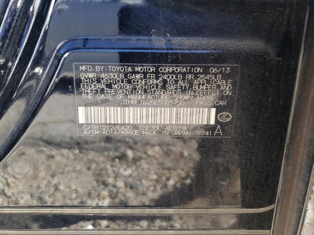 Photo 10 from auction – 2014 LEXUS IS 250 with VIN JTHBF1D25E5005955
