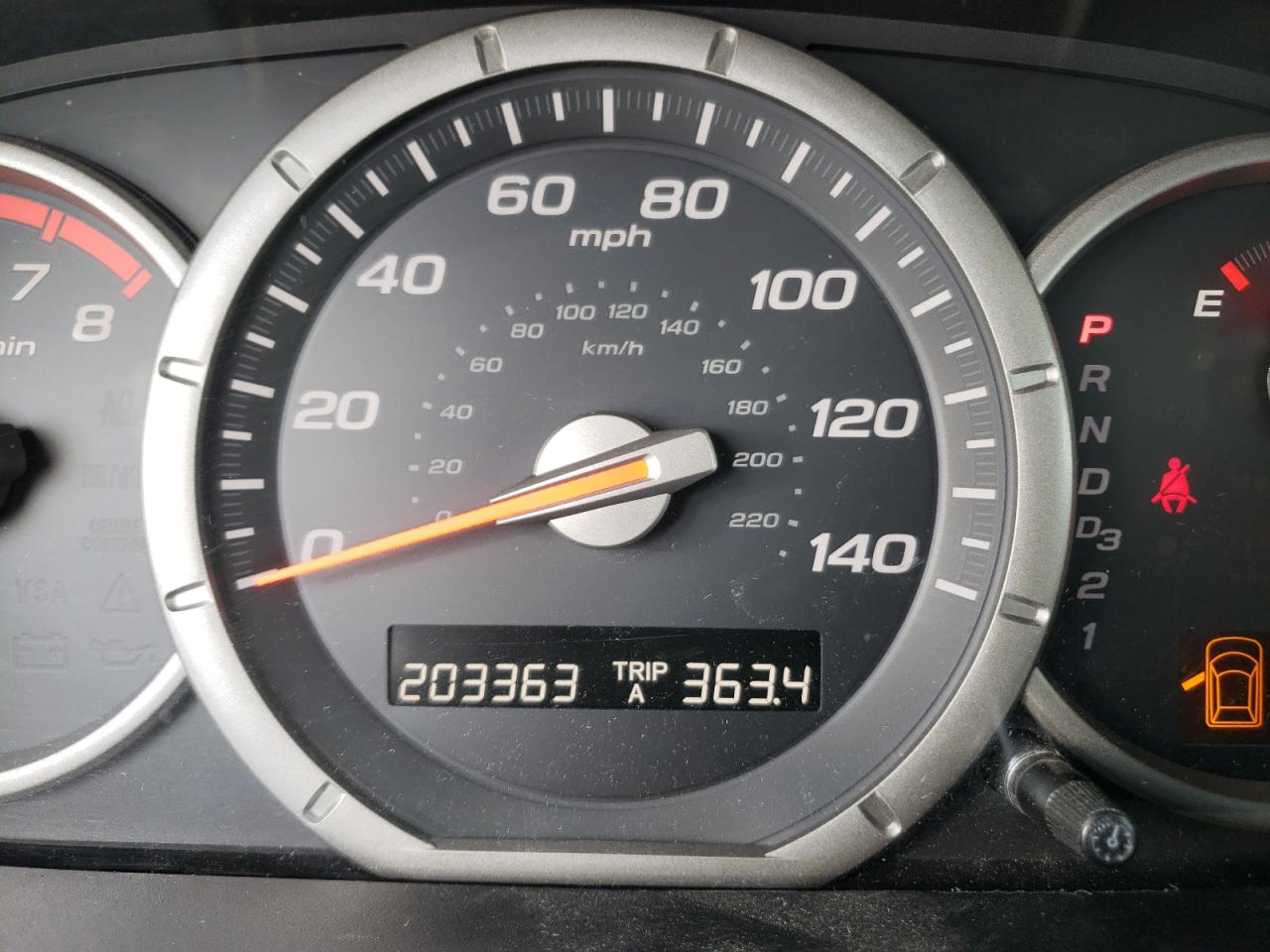 Photo 8 from auction – 2008 HONDA PILOT EXL with VIN 5FNYF18518B004501