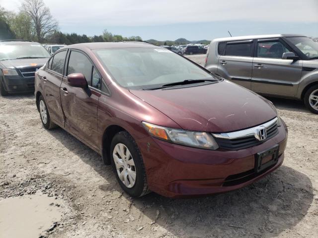 HONDA CIVIC LX 2012 with VIN 19XFB2F50CE082584 - Photo from auction