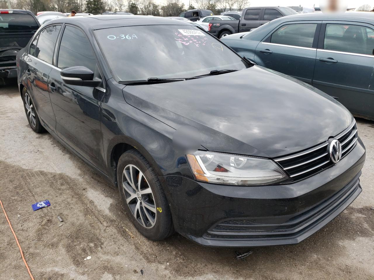 VOLKSWAGEN JETTA SE 2017 with VIN 3VWDB7AJ8HM400440 - Photo from auction