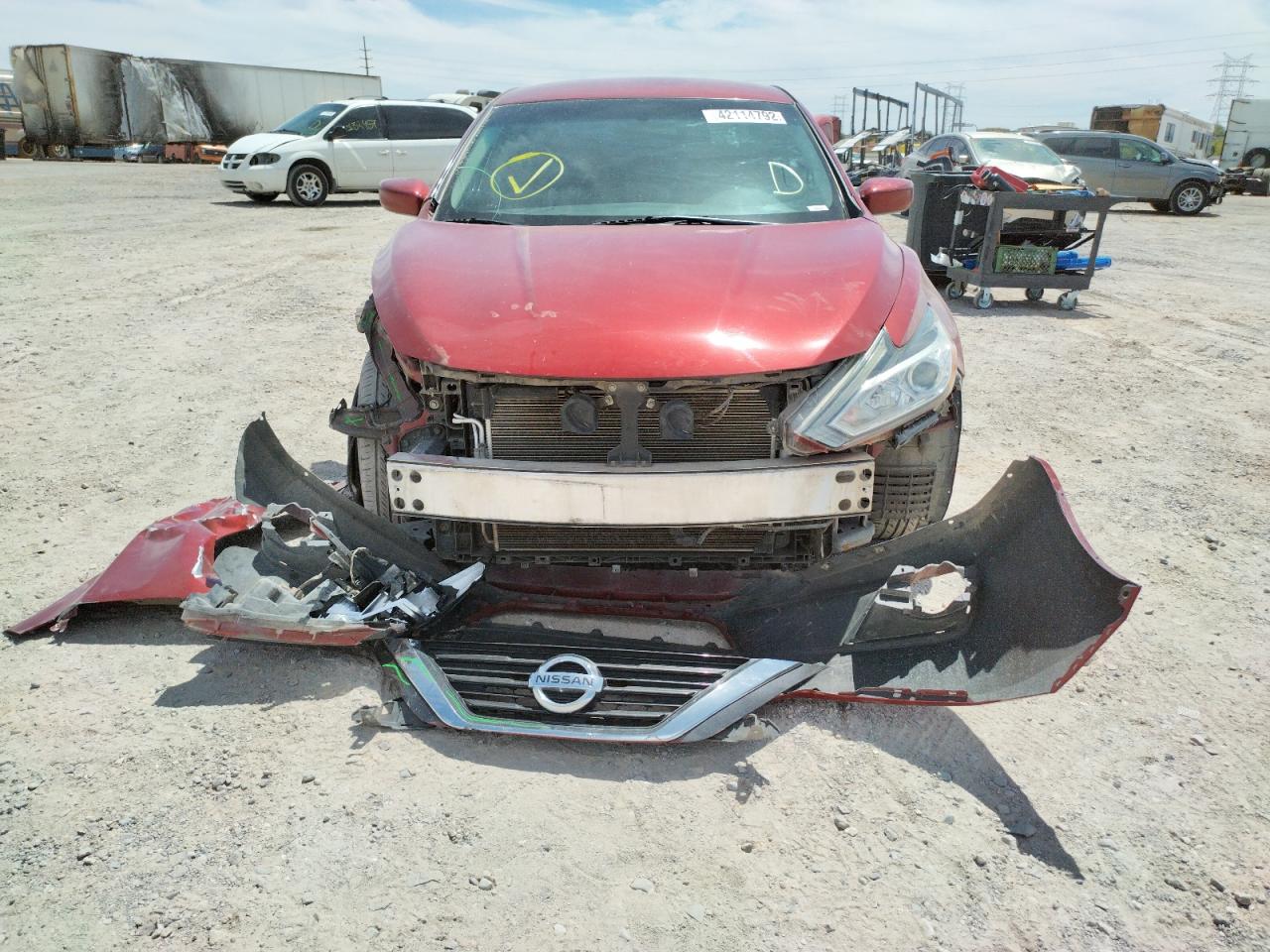 Photo 9 from auction – 2017 NISSAN ALTIMA 2.5 with VIN 1N4AL3AP1HN314639