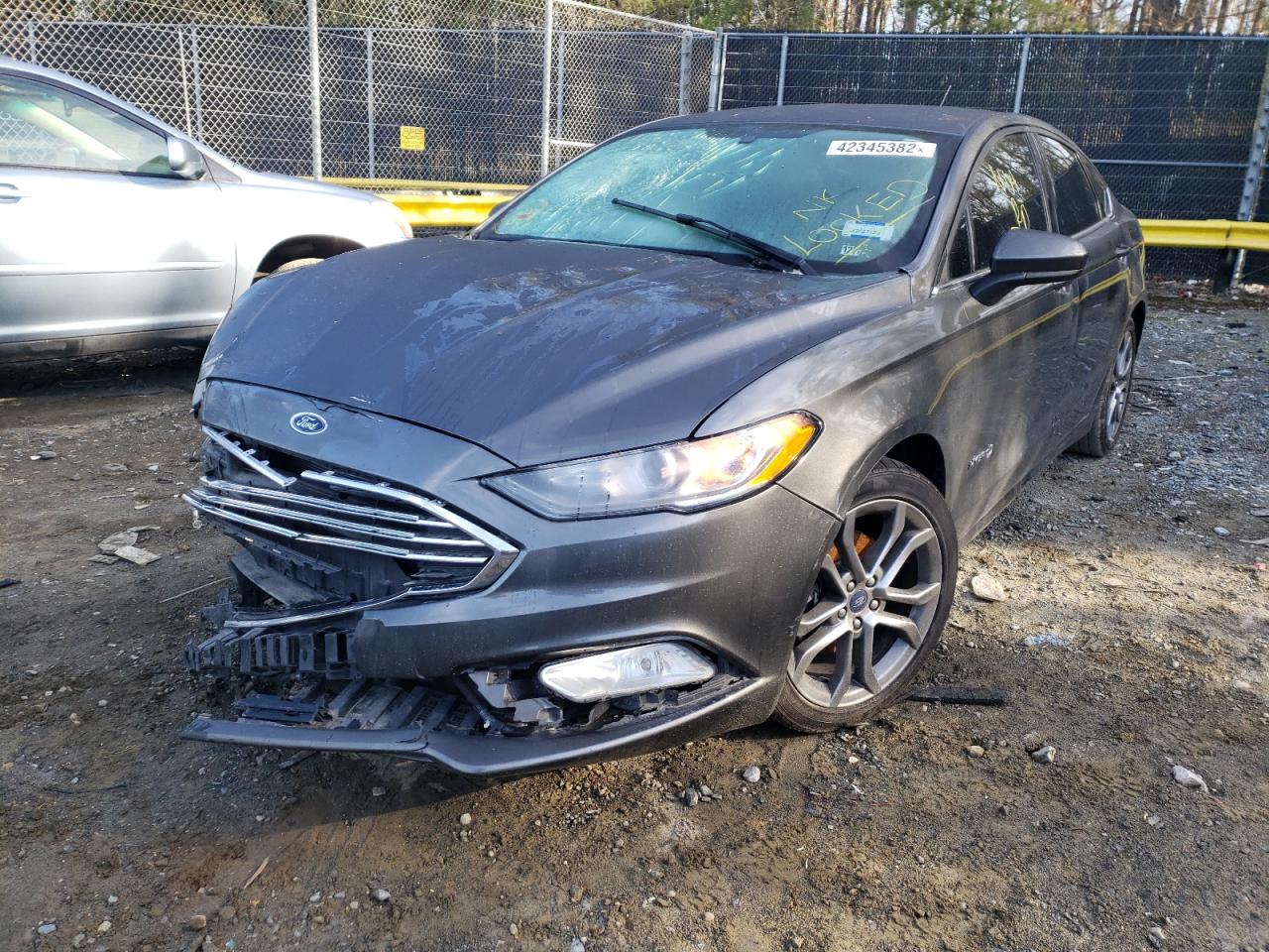 Photo 2 from auction – 2017 FORD FUSION SE with VIN 3FA6P0LUXHR387212