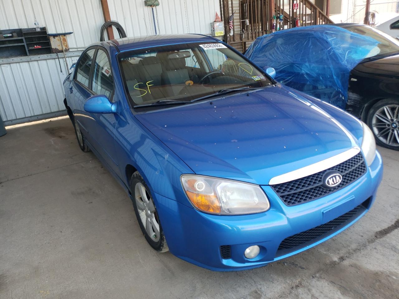 KIA SPECTRA EX 2007 with VIN KNAFE121775006556 - Photo from auction