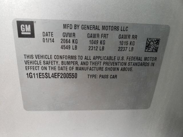 صورة رقم 10 من المزاد - 2014 CHEVROLET MALIBU 2LT مع VIN 1G11E5SL4EF200550