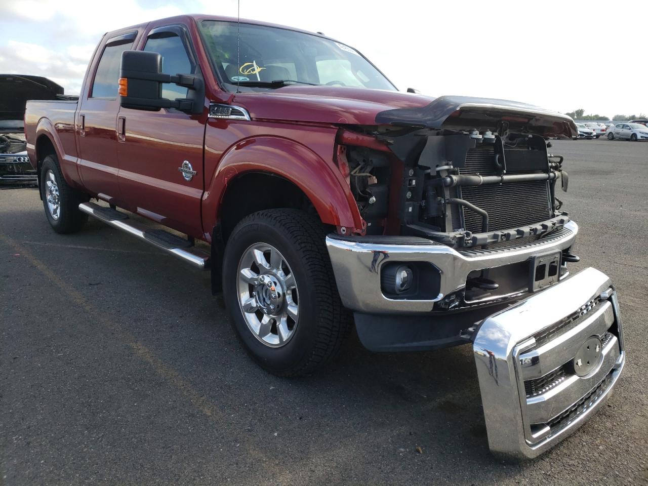 FORD F250 SUPER 2016 with VIN 1FT7W2BT6GEA72012 - Photo from auction