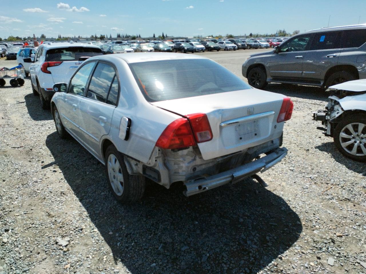 Photo 3 from auction – 2002 HONDA CIVIC EX with VIN JHMES267X2S001162