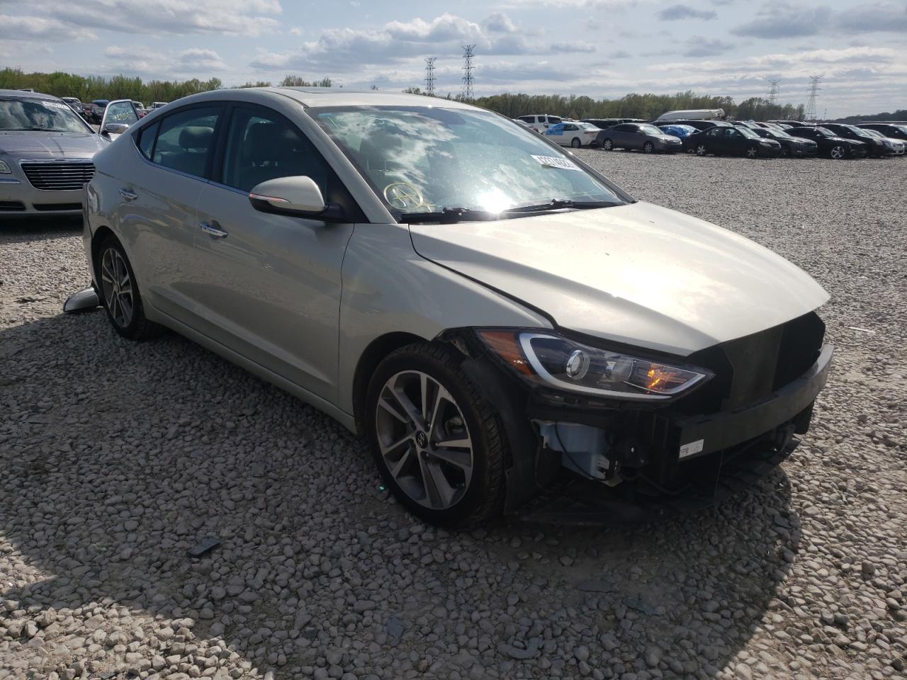 HYUNDAI ELANTRA SE 2017 with VIN 5NPD84LF0HH092467 - Photo from auction