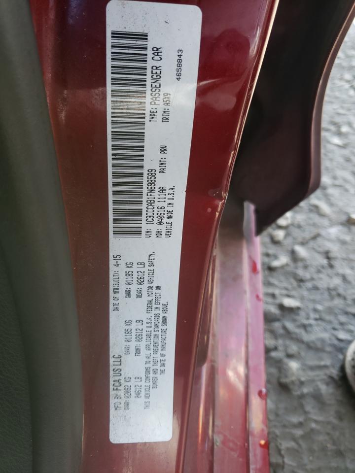 Photo 10 from auction – 2015 CHRYSLER 200 LIMITE with VIN 1C3CCCAB1FN698589