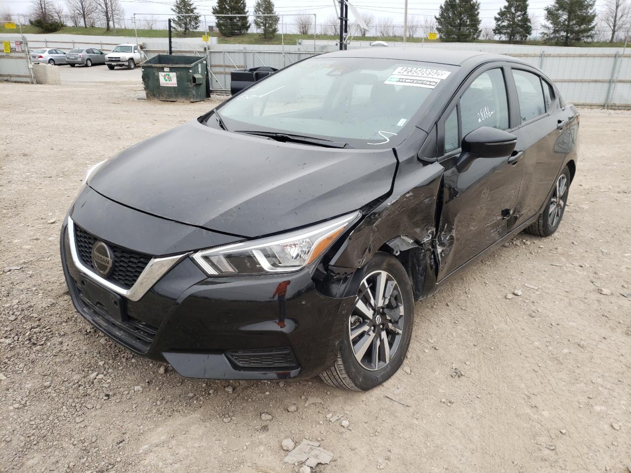 Photo 2 from auction – 2021 NISSAN VERSA SV with VIN 3N1CN8EV2ML828581