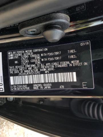 Photo 10 from auction – 2019 TOYOTA 4RUNNER SR with VIN JTEZU5JR7K5213292