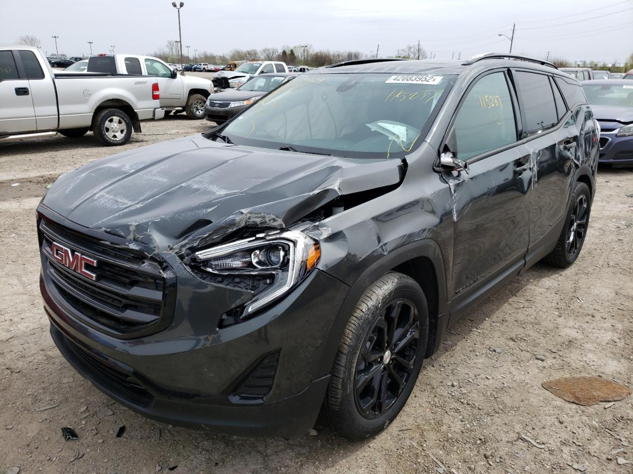 Photo 2 from auction – 2020 GMC TERRAIN SL with VIN 3GKALMEV8LL115237