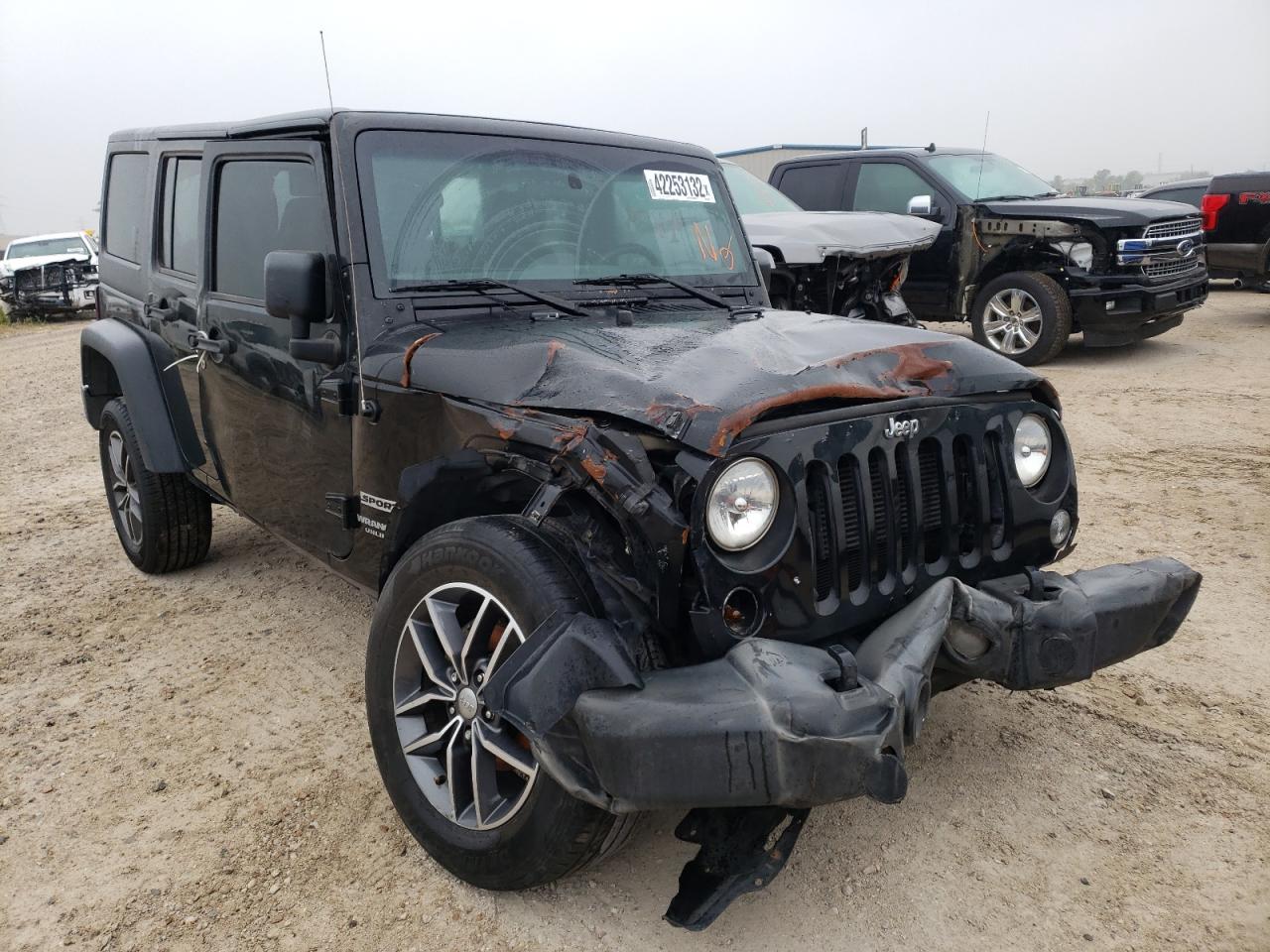 JEEP WRANGLER U 2016 with VIN 1C4BJWDG0GL305913 - Photo from auction