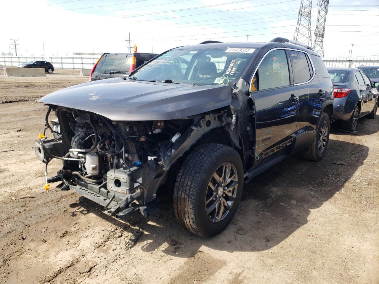 Photo 2 from auction – 2017 GMC ACADIA SLT with VIN 1GKKNMLS2HZ227815