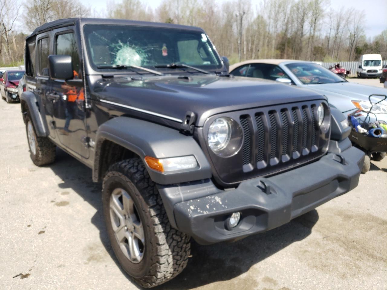 JEEP WRANGLER U 2018 with VIN 1C4HJXDG2JW178555 - Photo from auction