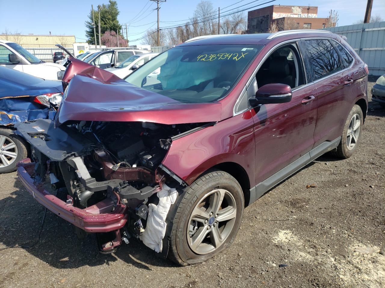 Photo 2 from auction – 2020 FORD EDGE SEL with VIN 2FMPK4J90LBB52937