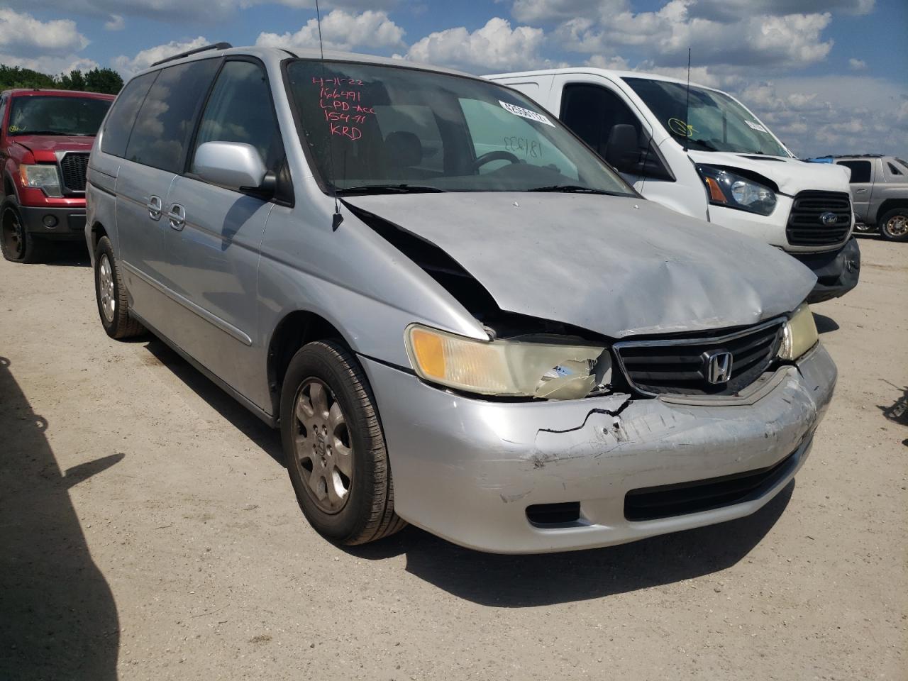 HONDA ODYSSEY EX 2004 with VIN 5FNRL18034B026415 - Photo from auction