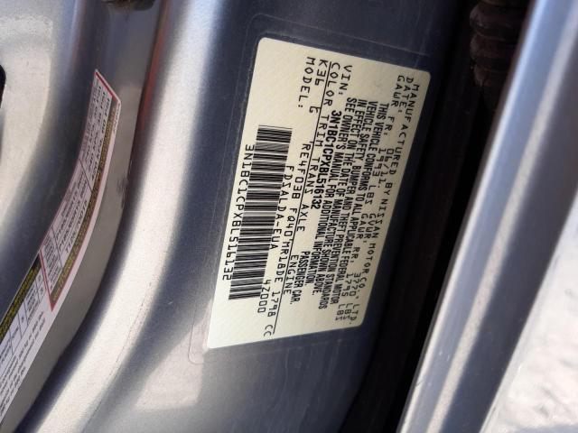 Photo 10 from auction – 2011 NISSAN VERSA S with VIN 3N1BC1CPXBL516132