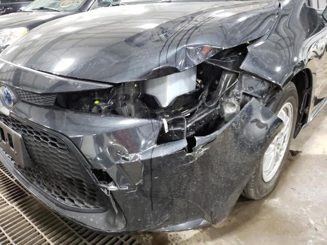 Photo 9 from auction – 2021 TOYOTA COROLLA LE with VIN JTDEAMDE0MJ015582