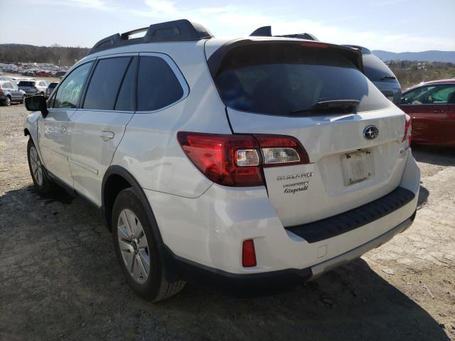 Photo 3 from auction – 2016 SUBARU OUTBACK 2. with VIN 4S4BSAHC7G3253778
