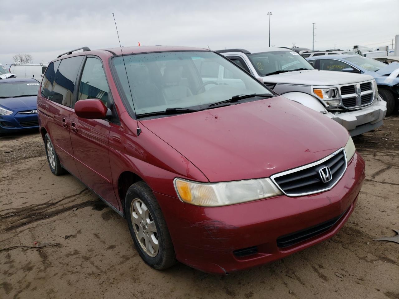 HONDA ODYSSEY EX 2004 with VIN 5FNRL18064B048165 - Photo from auction
