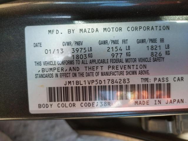 Photo 10 from auction – 2013 MAZDA 3 I with VIN JM1BL1VP5D1784283