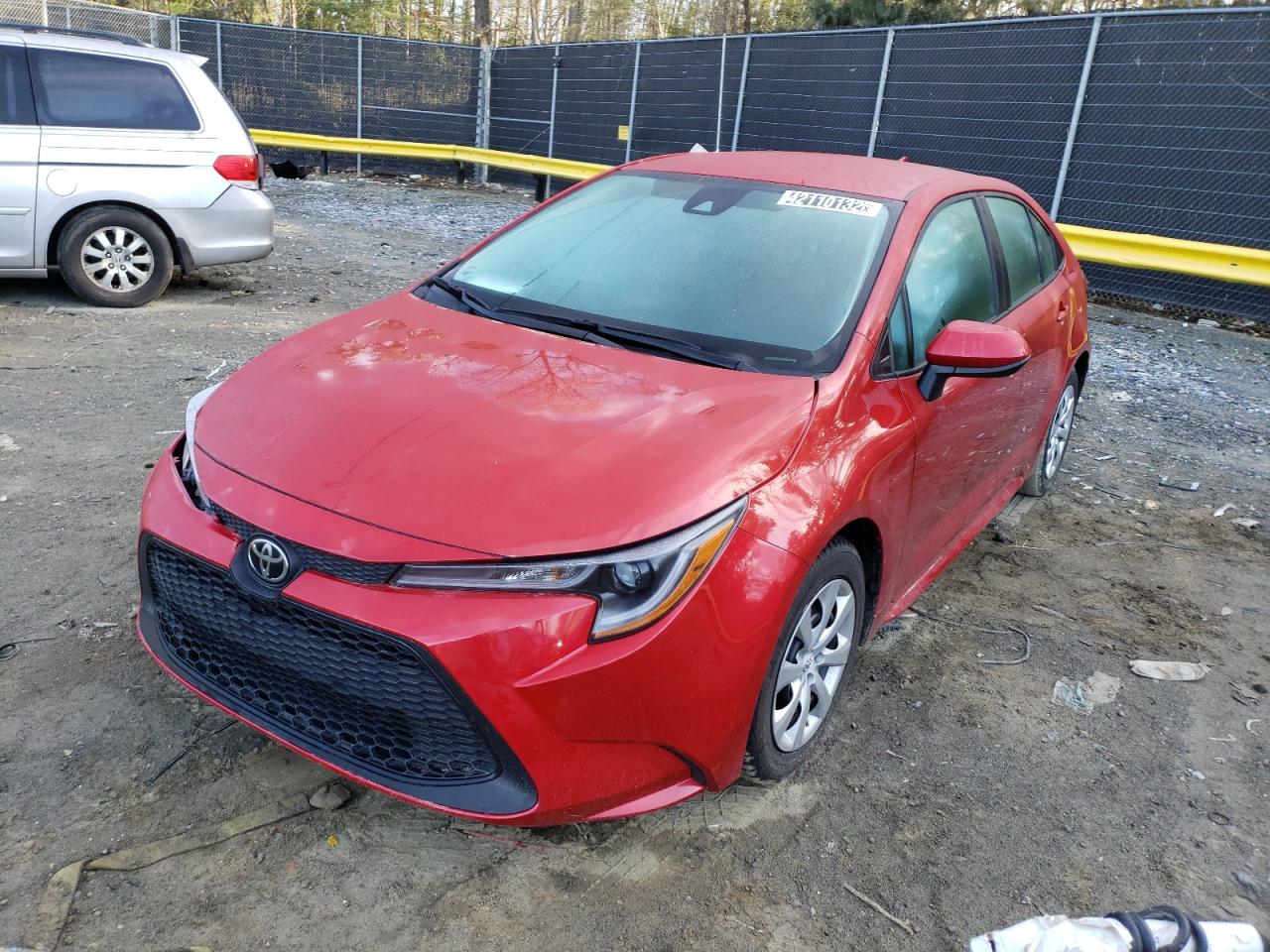 Photo 2 from auction – 2021 TOYOTA COROLLA LE with VIN 5YFEPMAE6MP183693