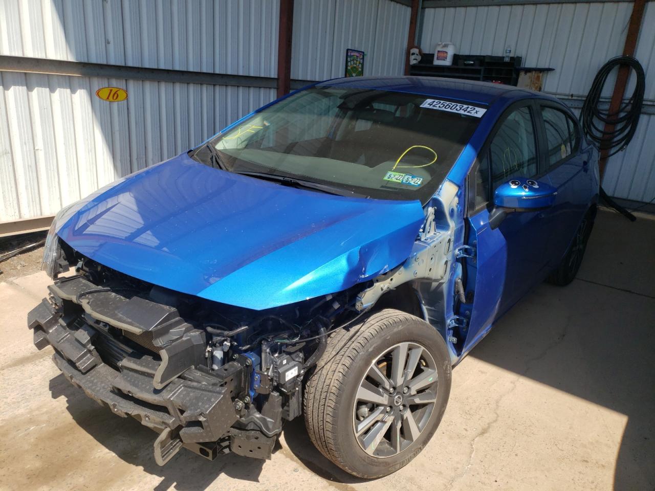 Photo 2 from auction – 2021 NISSAN VERSA SV with VIN 3N1CN8EV9ML881665