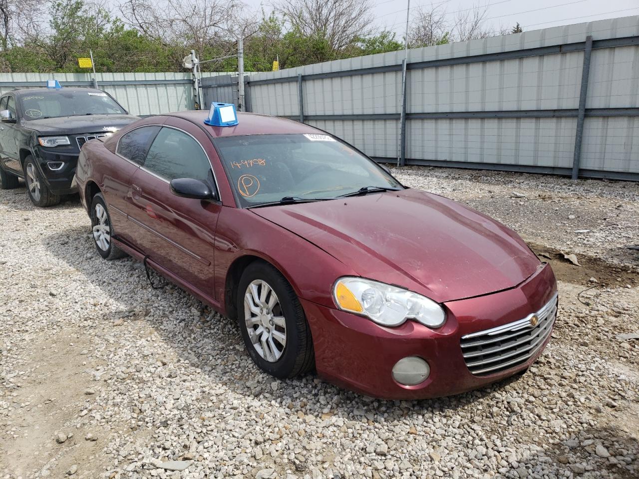 CHRYSLER SEBRING LX 2004 with VIN 4C3AG42G94E149908 - Photo from auction