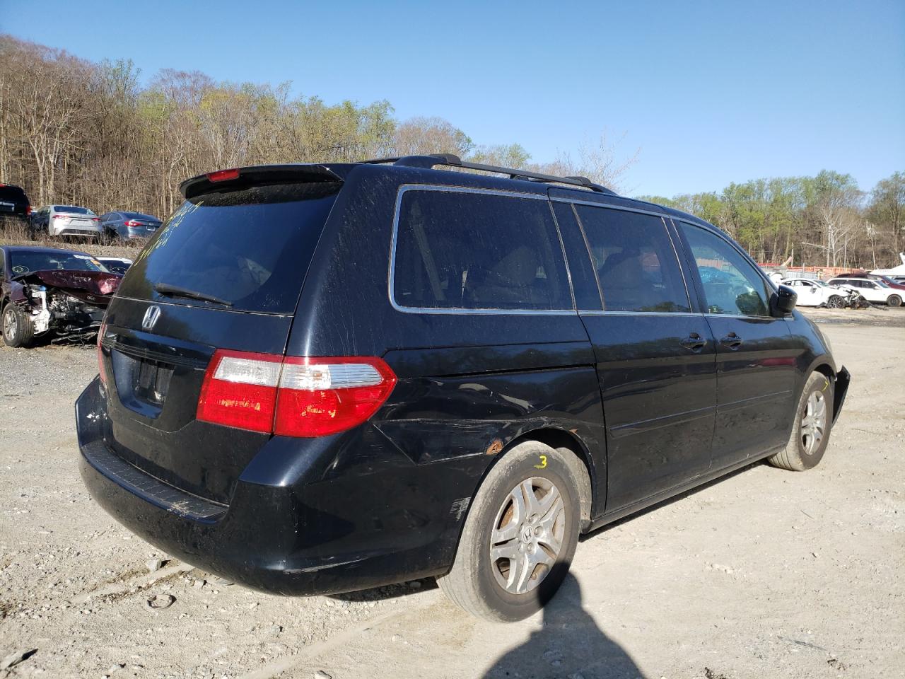 Photo 4 from auction – 2007 HONDA ODYSSEY EX with VIN 5FNRL38647B100588