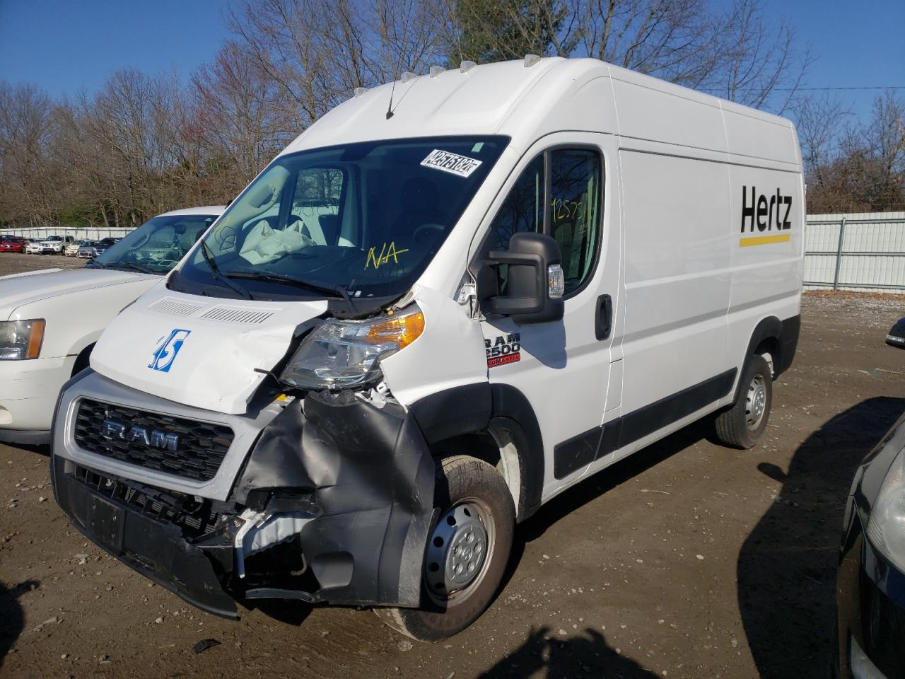 Photo 2 from auction – 2019 RAM PROMASTER with VIN 3C6TRVCG9KE539355