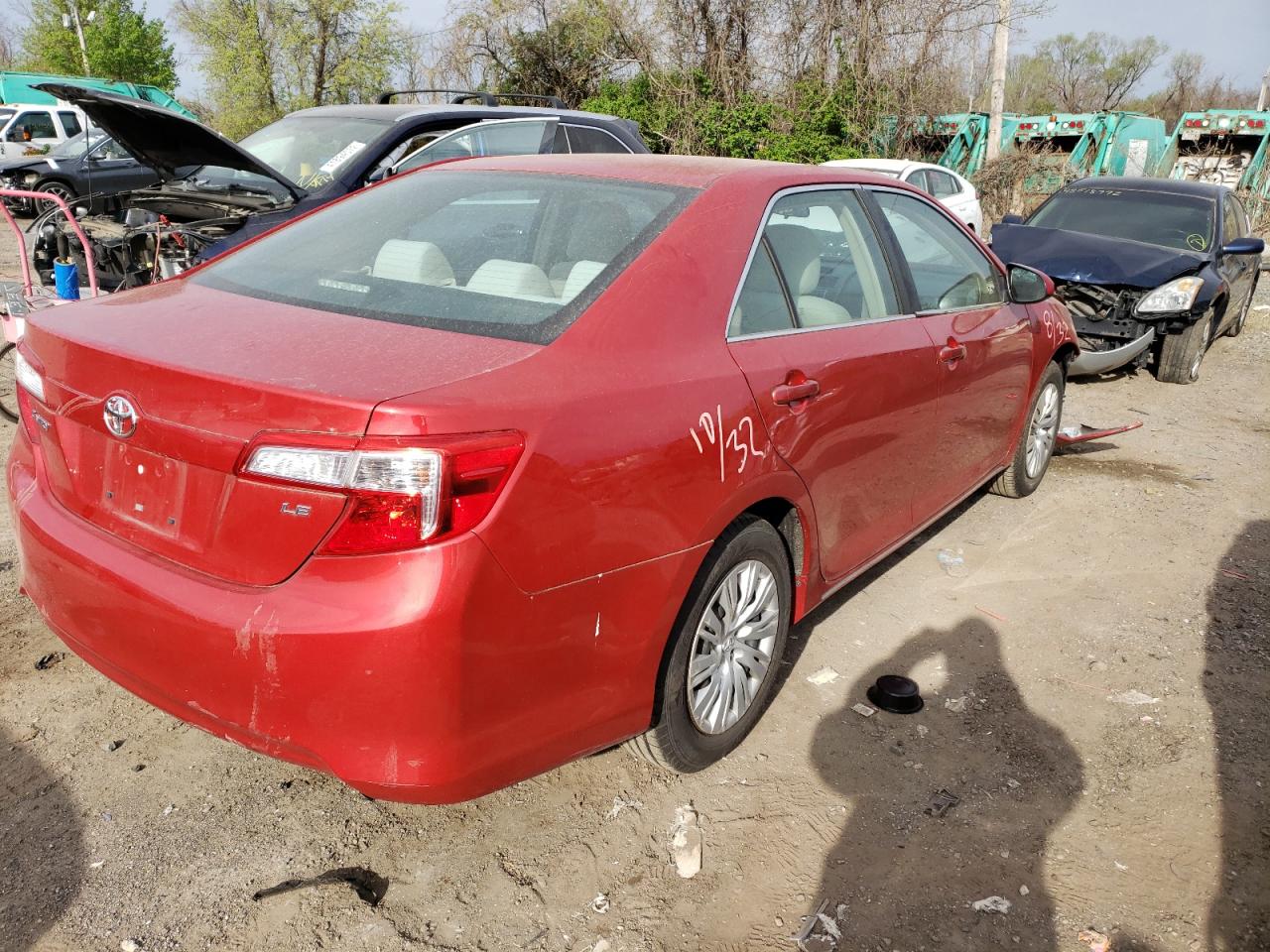 Photo 4 from auction – 2012 TOYOTA CAMRY BASE with VIN 4T4BF1FK8CR188965