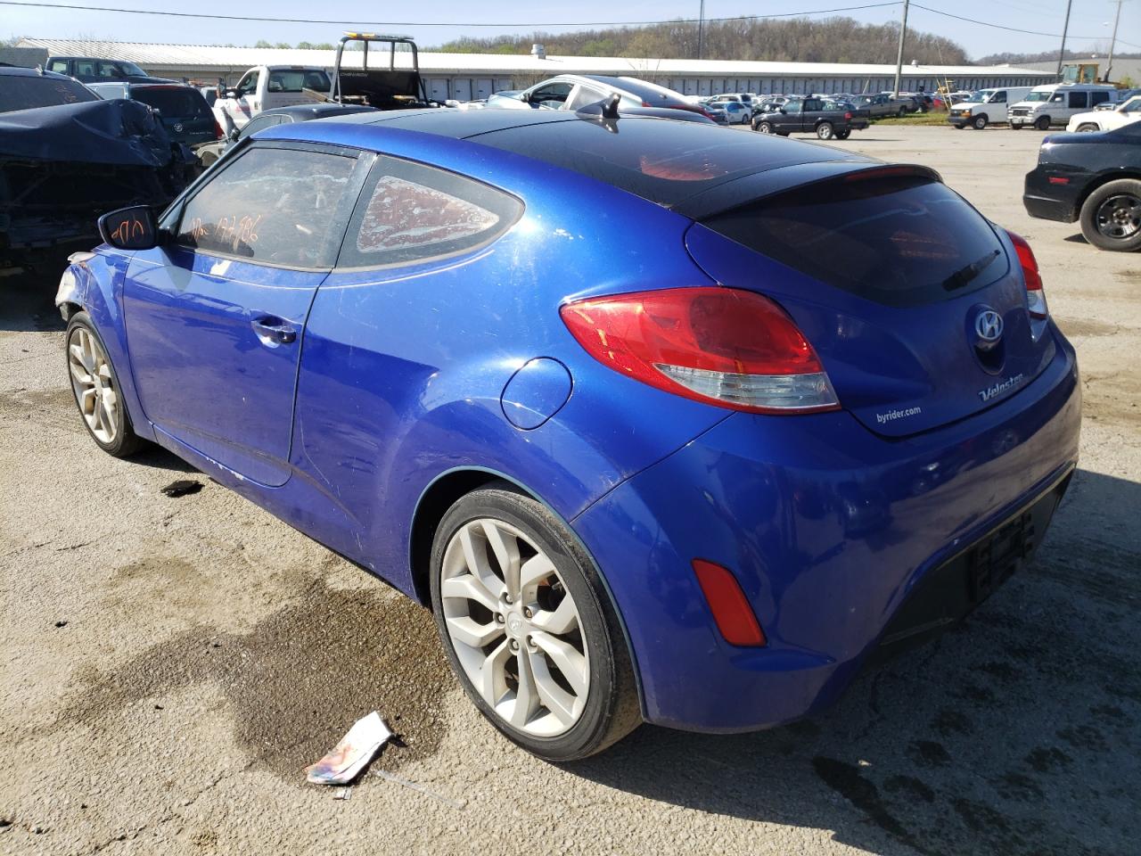 Photo 3 from auction – 2012 HYUNDAI VELOSTER with VIN KMHTC6AD9CU030597