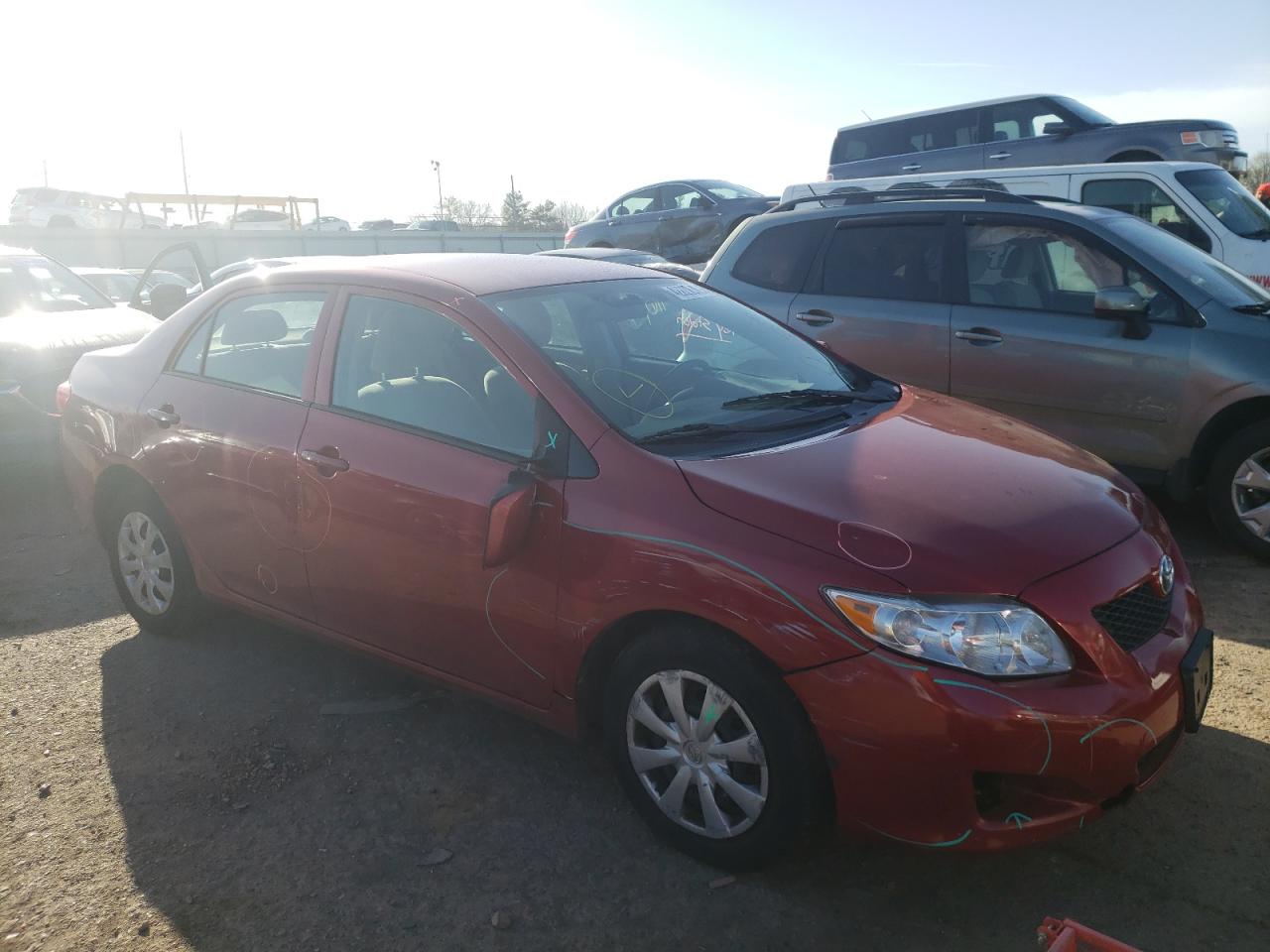TOYOTA COROLLA 2010 with VIN 2T1BU4EE6AC236605 - Photo from auction