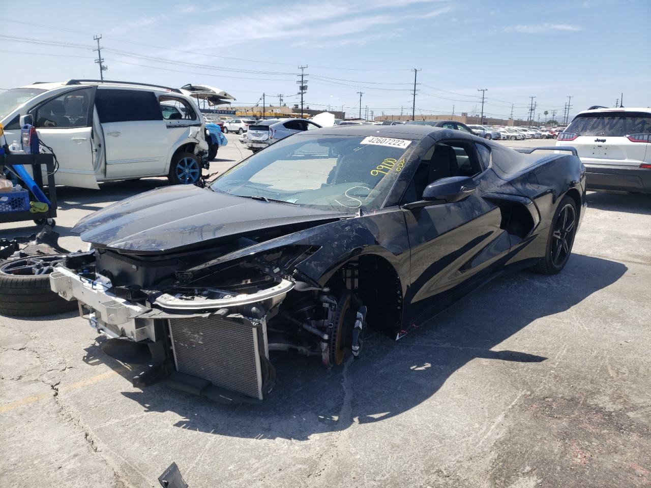 Photo 2 from auction – 2021 CHEVROLET CORVETTE S with VIN 1G1YA2D49M5125976
