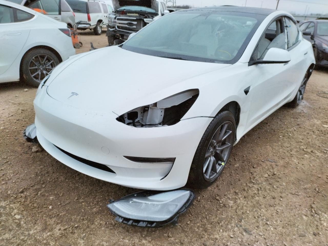 Photo 2 from auction – 2021 TESLA MODEL 3 with VIN 5YJ3E1EA1MF092037