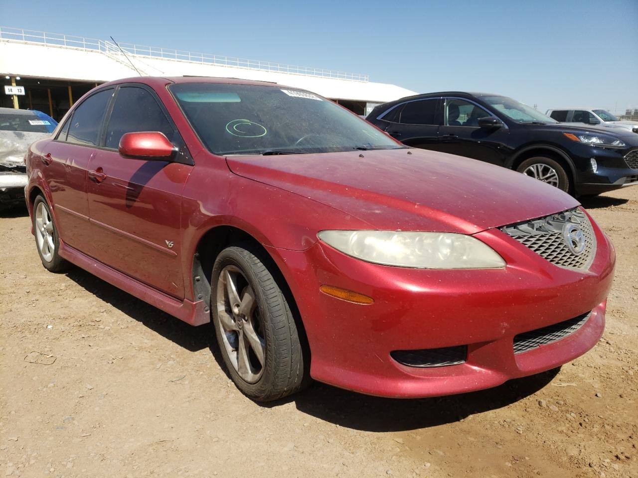 MAZDA 6 S 2005 with VIN 1YVHP80D055M35542 - Photo from auction
