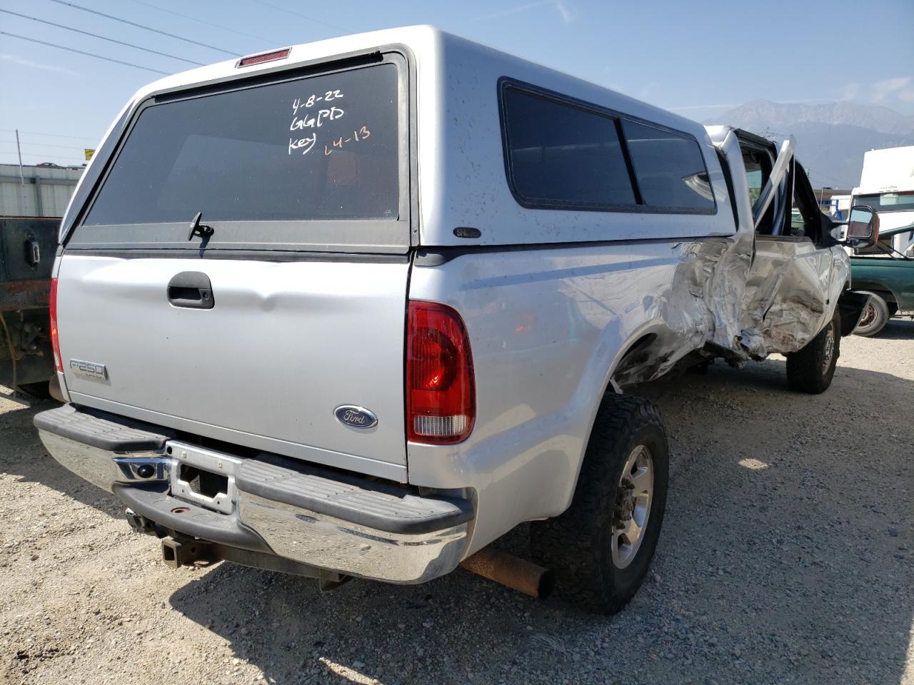 Photo 4 from auction – 2005 FORD F250 SUPER with VIN 1FTSW21P85EA54915