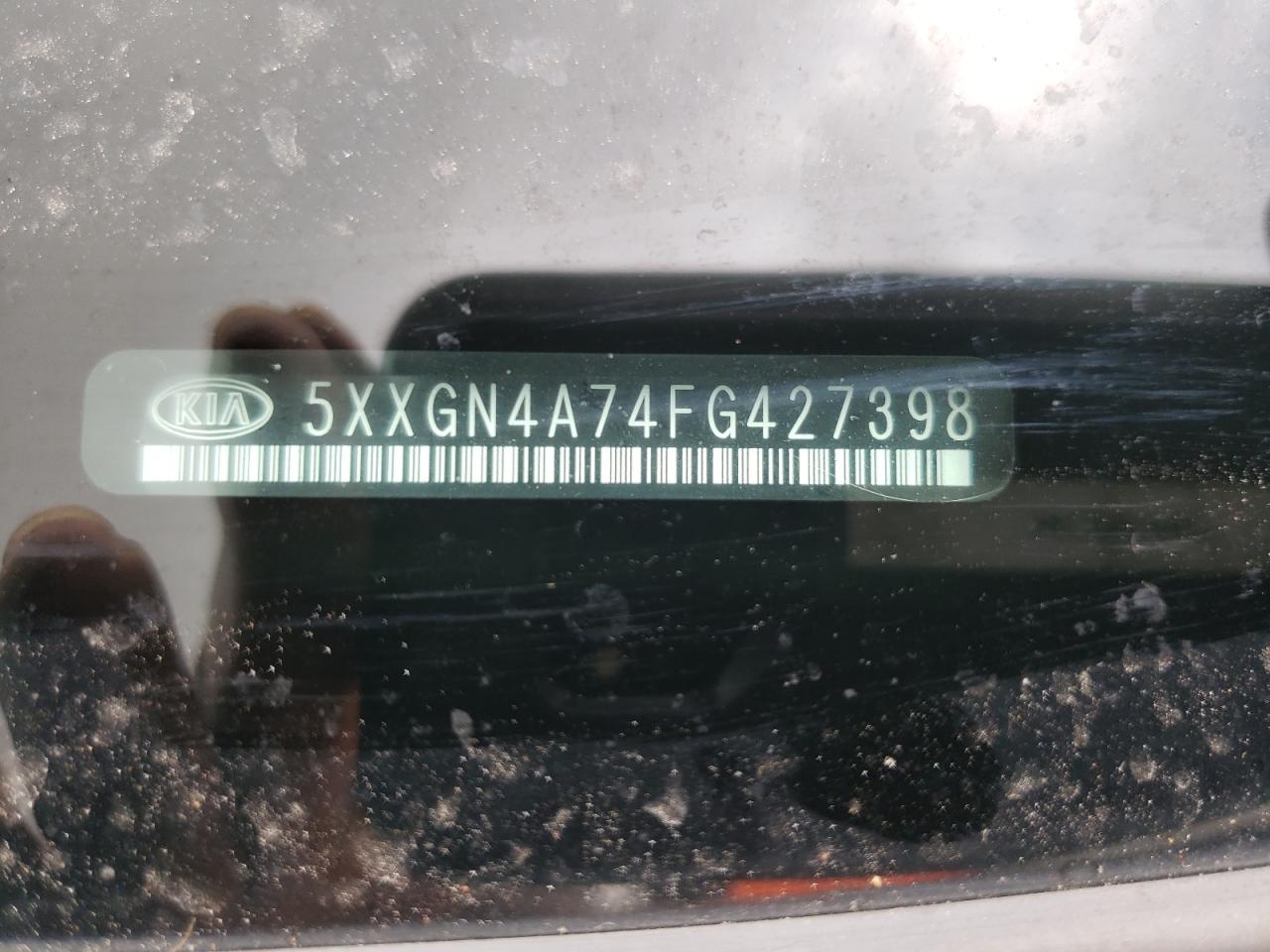 Photo 10 from auction – 2015 KIA OPTIMA EX with VIN 5XXGN4A74FG427398