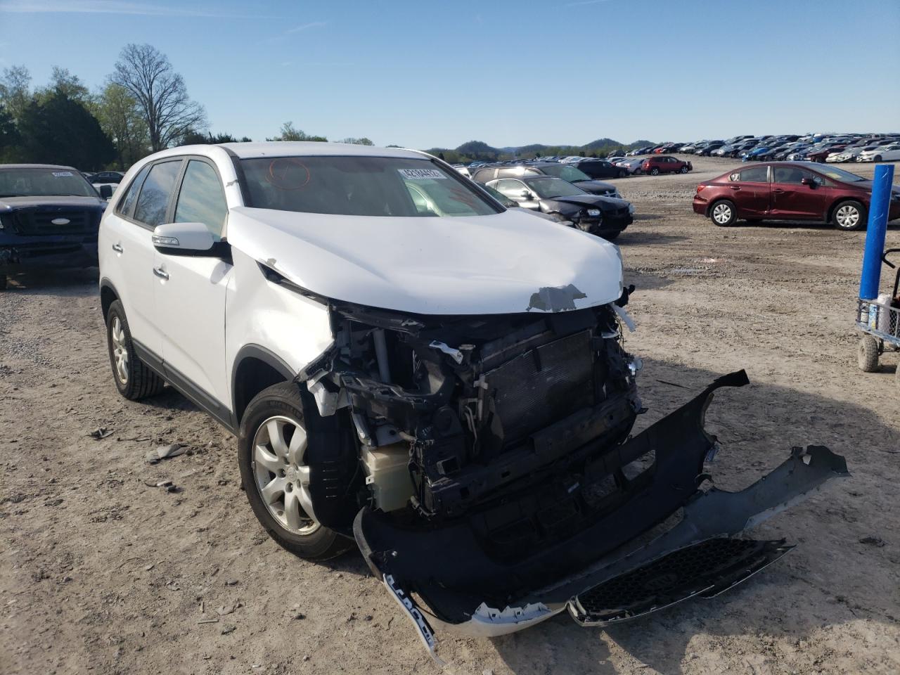 KIA SORENTO BA 2011 with VIN 5XYKT3A15BG096407 - Photo from auction