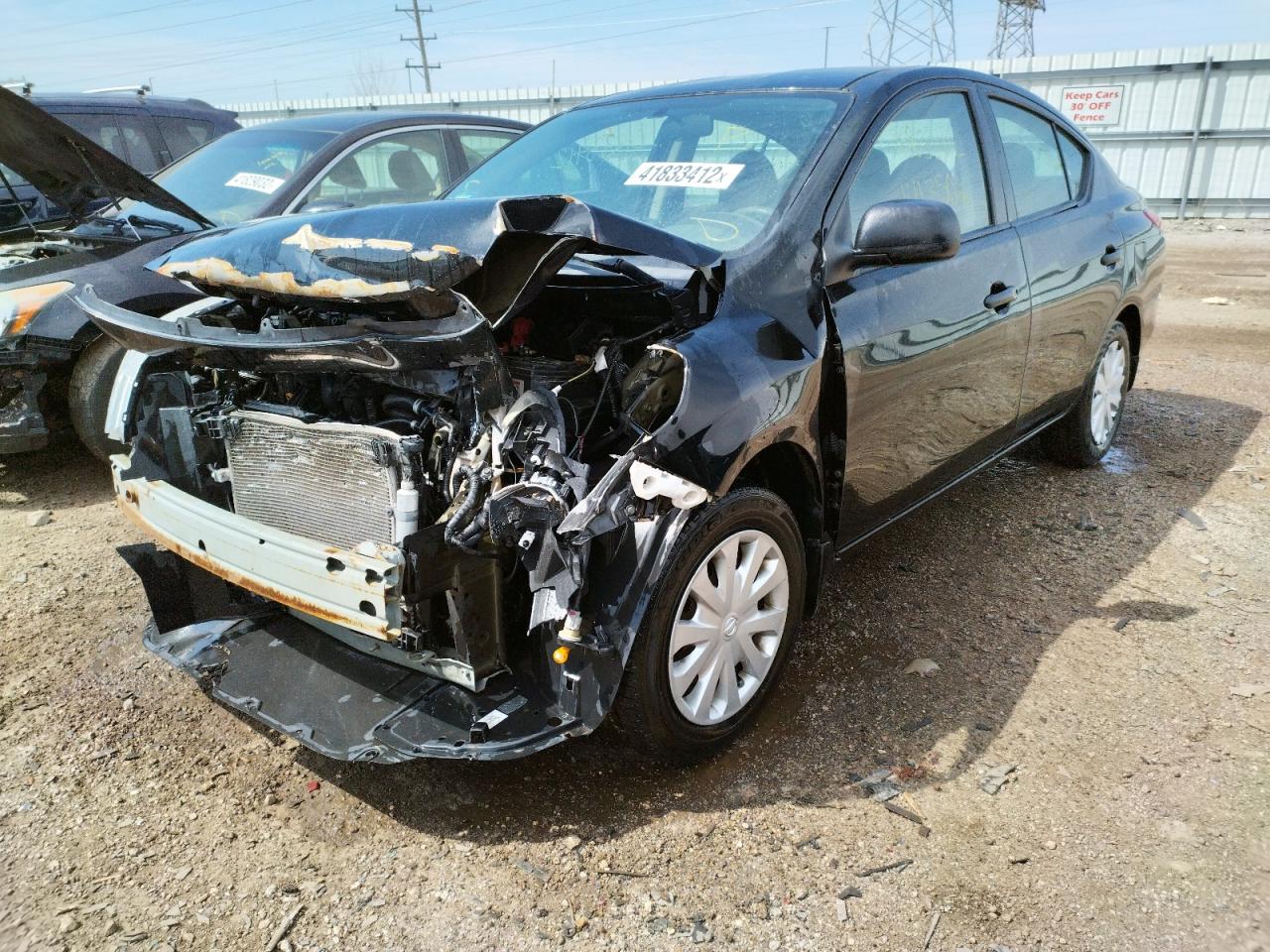 Photo 2 from auction – 2012 NISSAN VERSA S with VIN 3N1CN7AP9CL846995