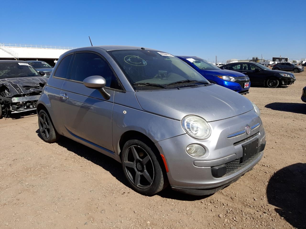 FIAT 500 POP 2015 with VIN 3C3CFFAR5FT550323 - Photo from auction