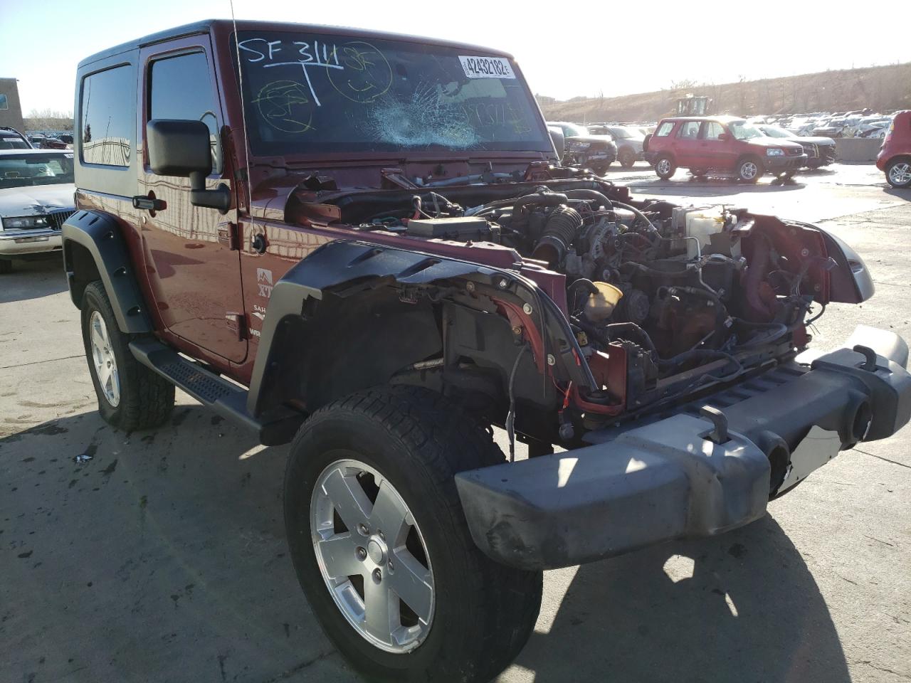 Photo 1 from auction – 2008 JEEP WRANGLER S with VIN 1J4FA54138L625262