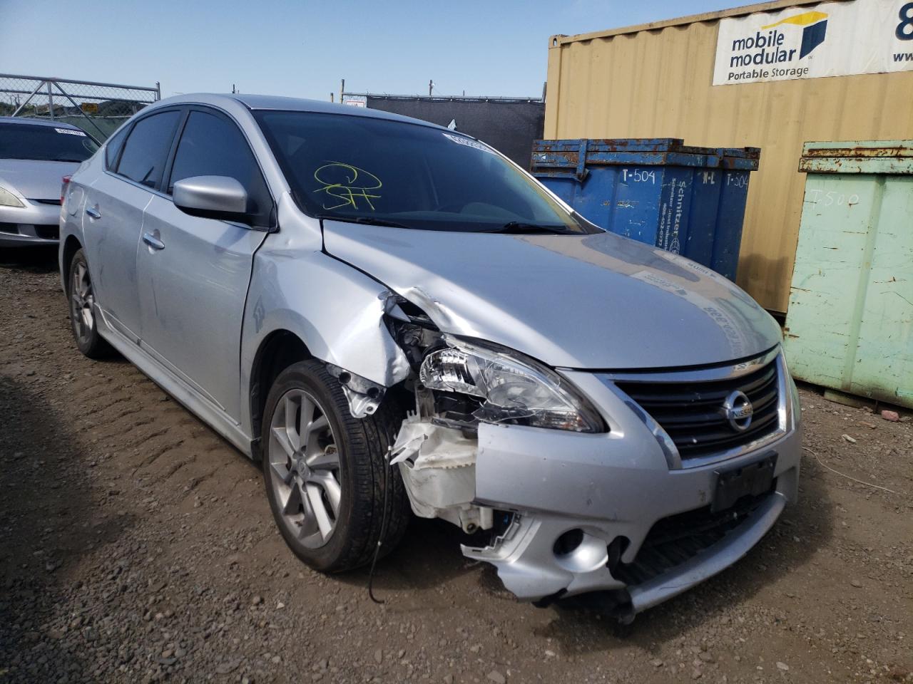 NISSAN SENTRA S 2014 with VIN 3N1AB7AP5EY340652 - Photo from auction