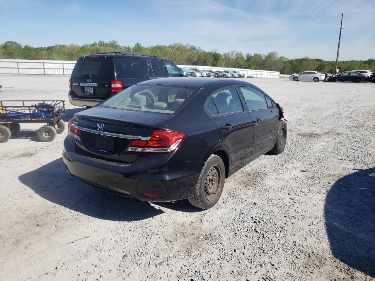Photo 4 from auction – 2013 HONDA CIVIC LX with VIN 19XFB2F56DE006773