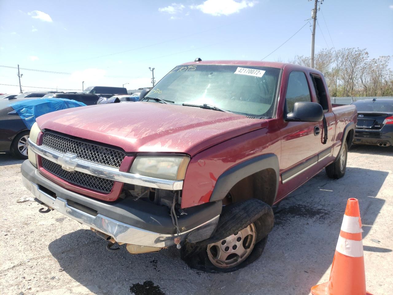Photo 2 from auction – 2004 CHEVROLET SILVERADO with VIN 2GCEK19T541127095