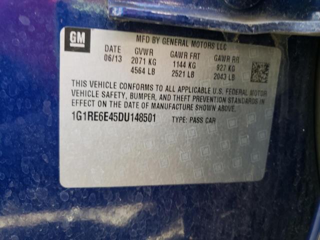 Photo 10 from auction – 2013 CHEVROLET VOLT with VIN 1G1RE6E45DU148501