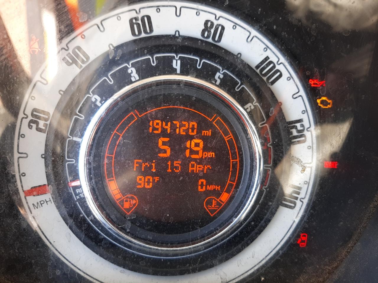 Photo 8 from auction – 2015 FIAT 500 POP with VIN 3C3CFFAR5FT550323