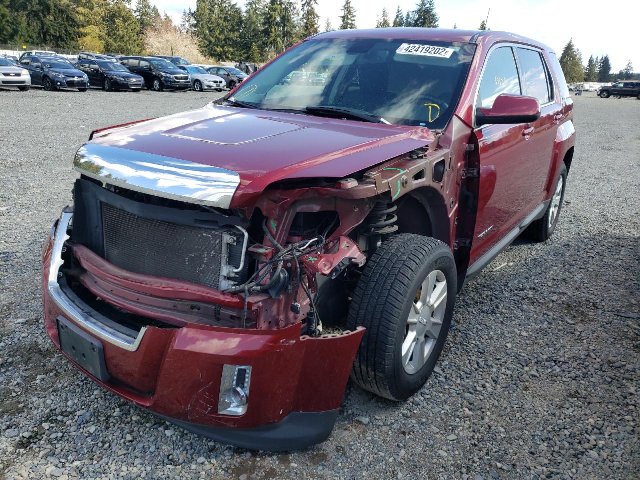 Photo 2 from auction – 2011 GMC TERRAIN SL with VIN 2CTALMEC6B6410368